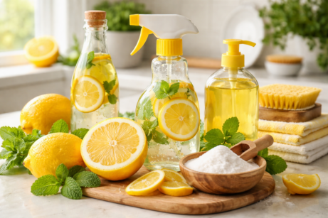 Ako vyčistiť domácnosť pomocou sódy bikarbóny a&nbsp;citrónu