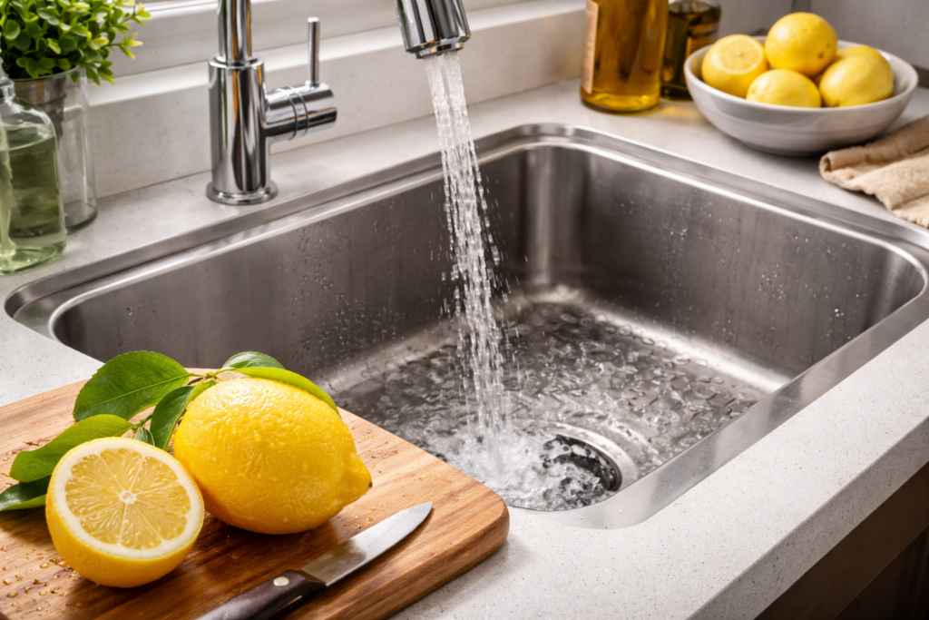 Drez a&nbsp;umývadlo sa dá vyčistiť aj bez kvapky chémie.